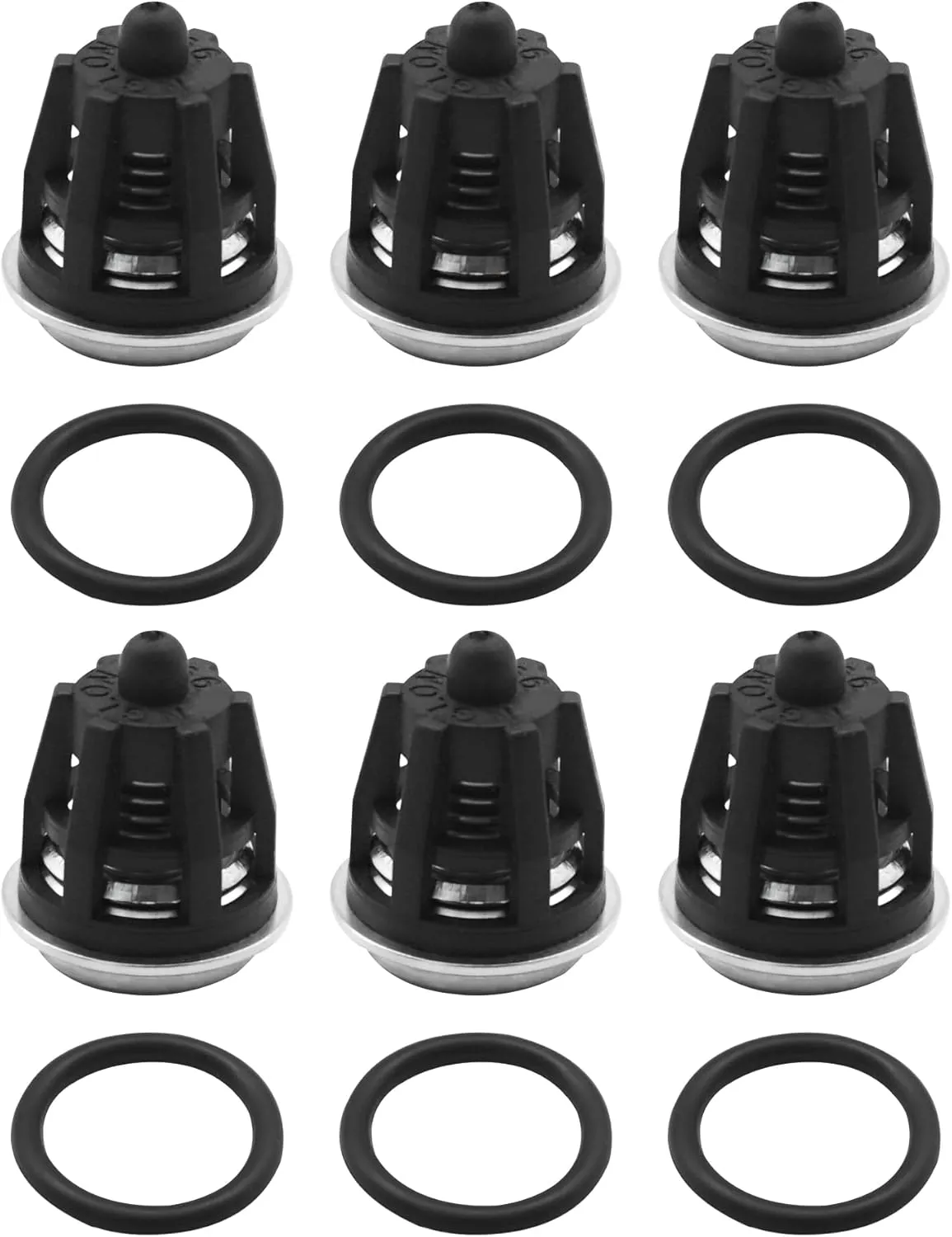 6PCS Pressure Washer Check Valve Kit Fits For Mi-T-M 700009 Inter Pump 47 49 50 51 Series 758-543.758-543 36.7032.01 Kit01 K01