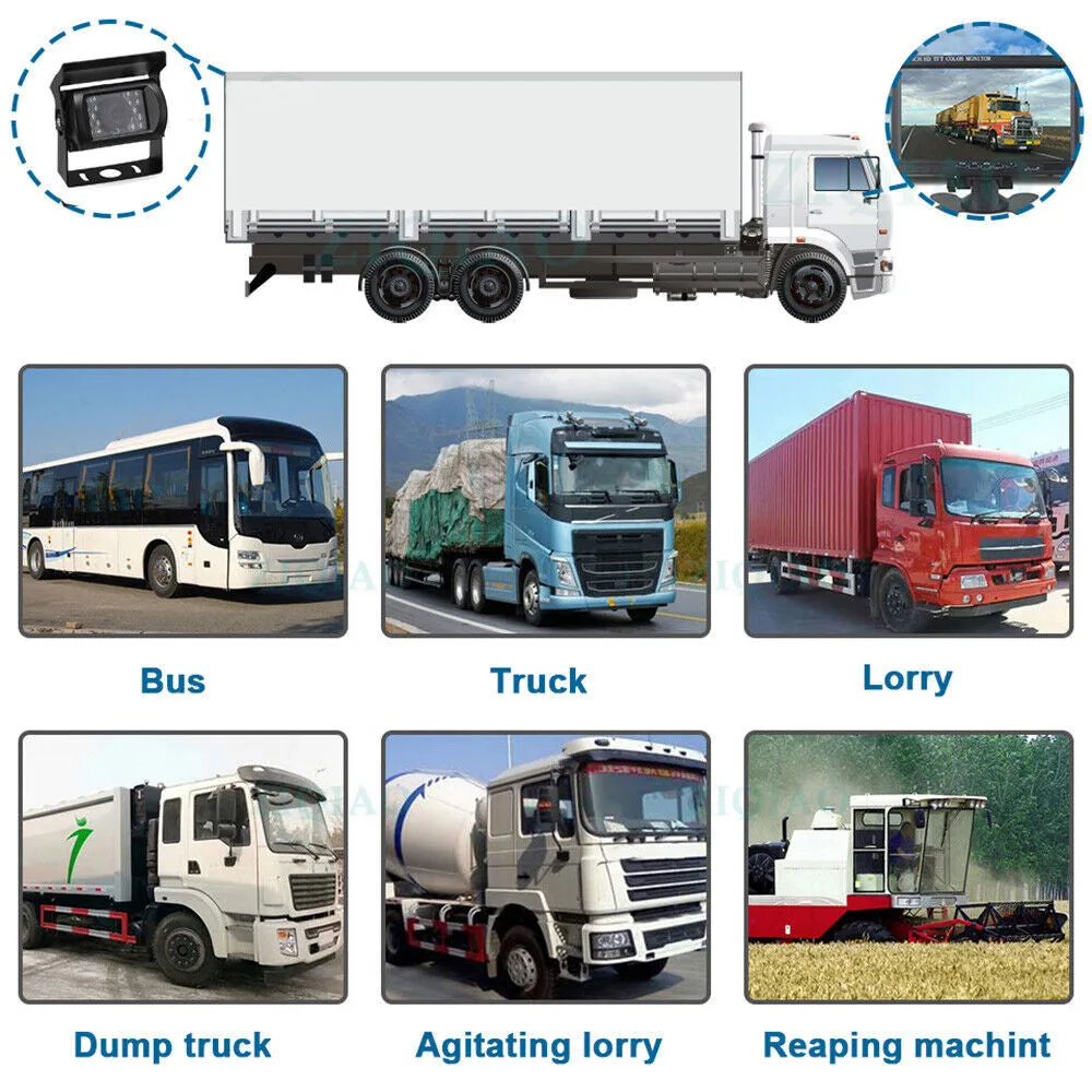 7'' Waterproof Monitor Reversing  Kit For Truck Caravan-NT_Rural