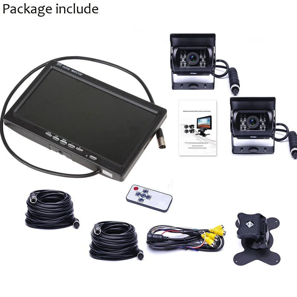 7'' Waterproof Monitor Reversing  Kit For Truck Caravan-NT_Rural