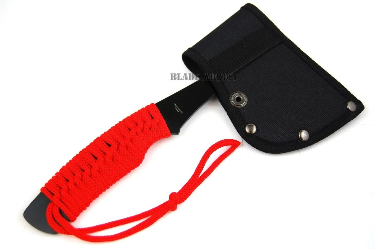 9" ZOMBIE SURVIVAL TOMAHAWK THROWING AXE BATTLE Hatchet Knife Hunting Camping
