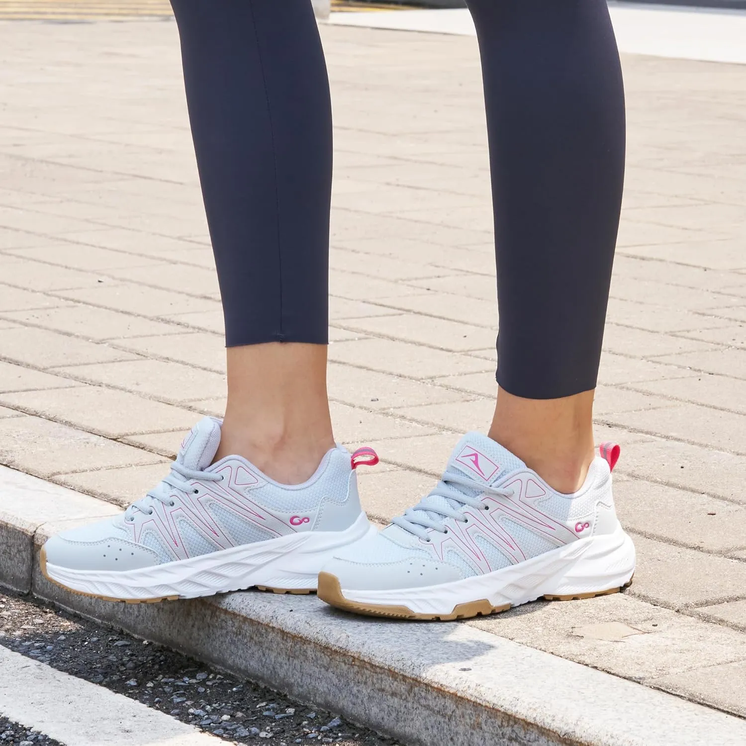 Ablanczoom Womens Sneakers Walking Shoes: Comfortable Breathable Cushion Running Tennis Shoe Athletic Workout Gym Training Sneaker