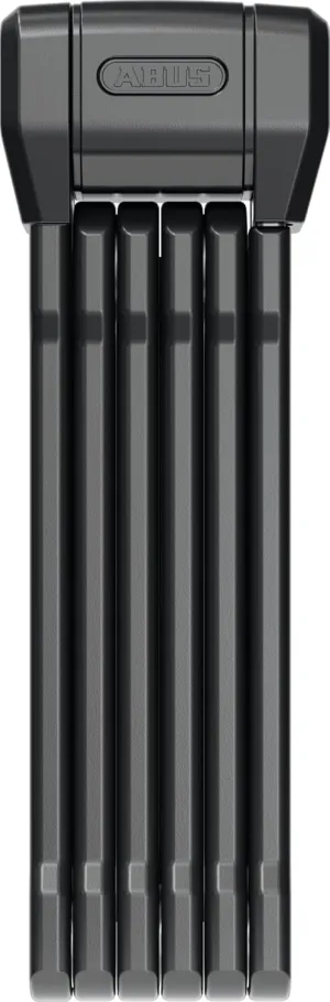 ABUS Folding Lock Bordo 6200K 90 SH - Flexible Bicycle Lock with Bracket - Lock Body can be rotated by 360 Degrees - Safety Thanks to Hardened Steel and XPlus Cylinder - 94 cm, Black