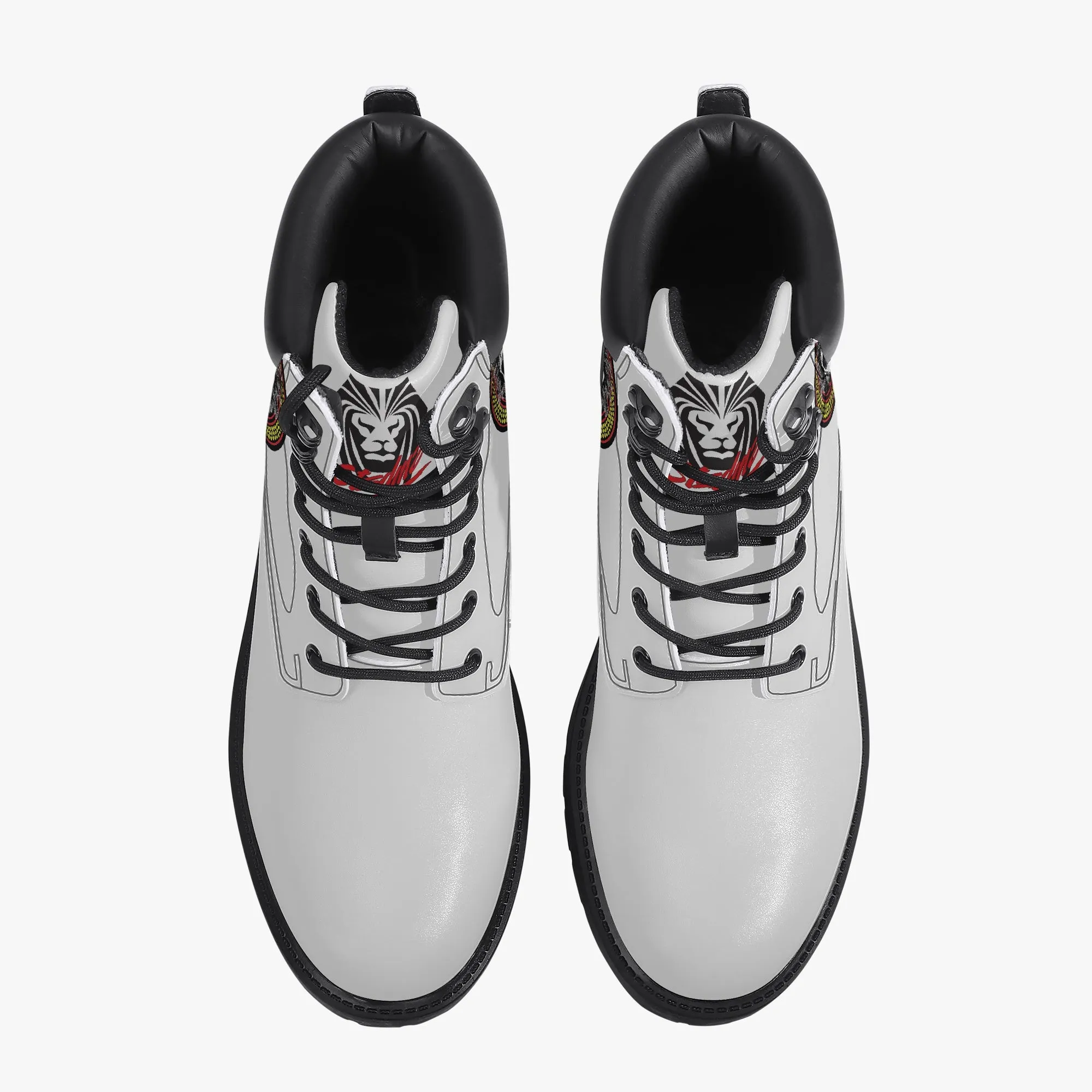 Ace of Spade Leather Boots