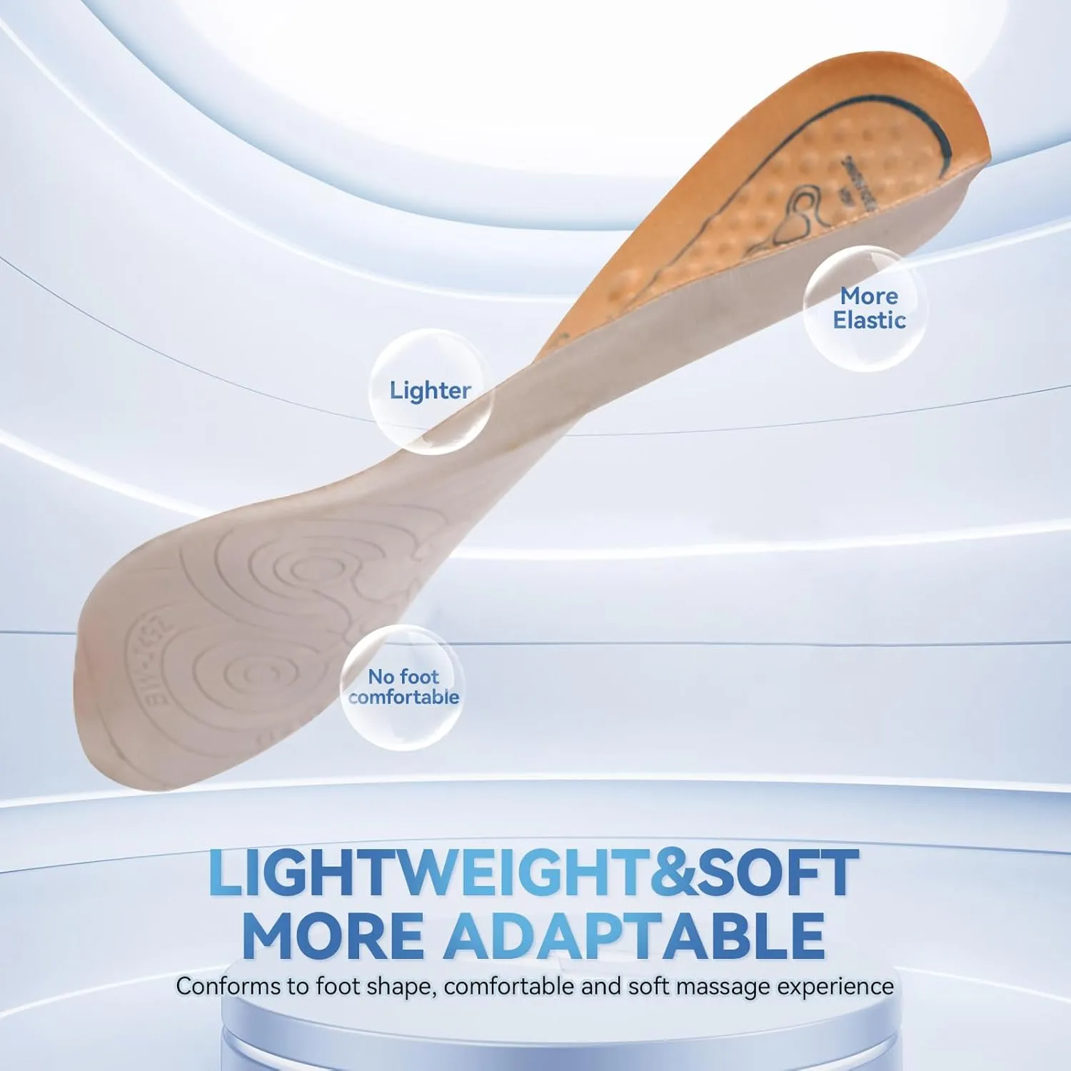 Acupressure Insoles for Women Men - Magnetic Massage Insoles,Soft Shoe Inserts with Arch Support,300  Pressure Points for All-Day Standing & Foot Fatigue Relief（High Elasticity,US 9）