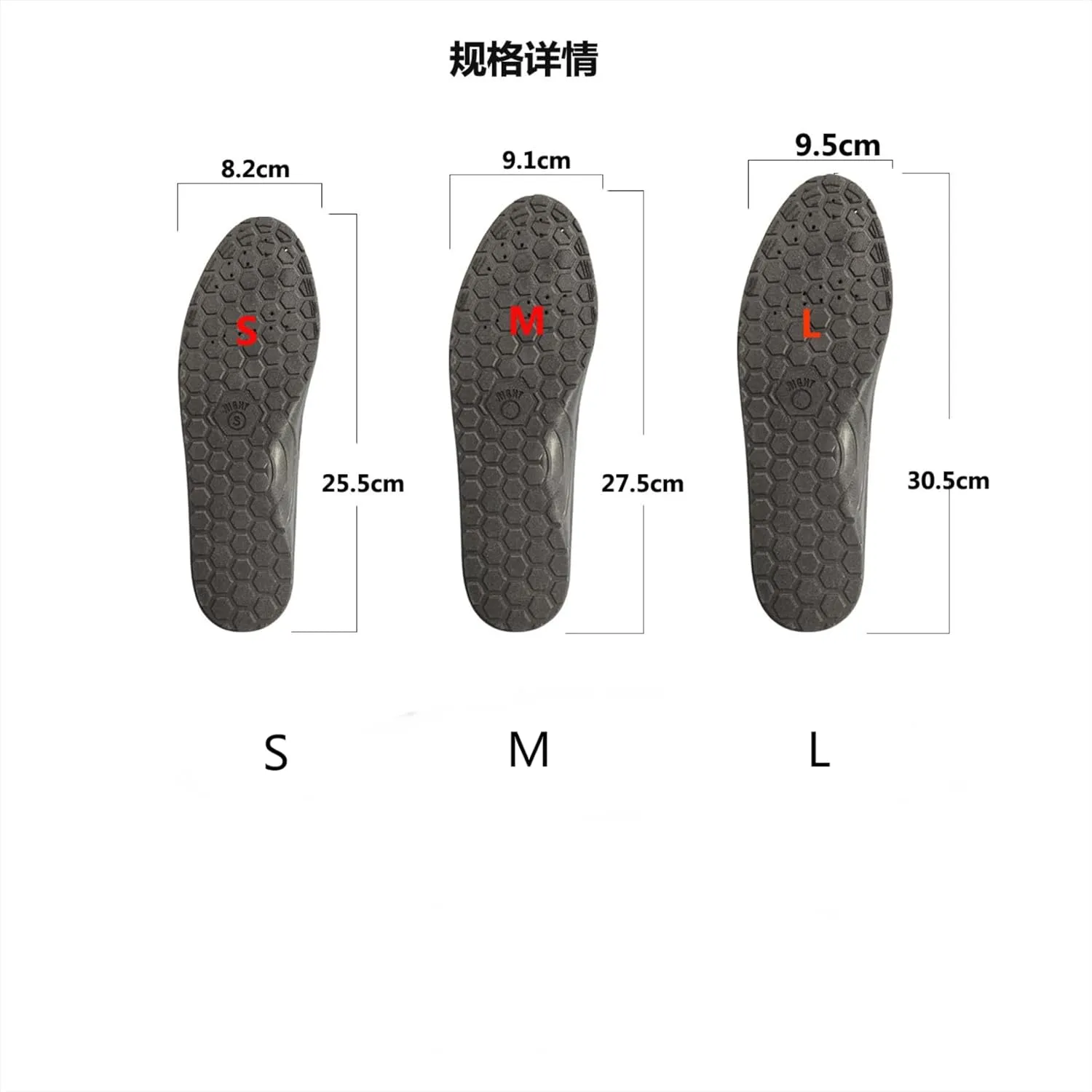 Acupressure Magnetic Insoles for Women and Men Therapy Acupressure Orthopedic Insoles for Comfort and Support Pain Relief Foot Massage Plantar Foot Health Care (M (27.5 * 9.1cm))