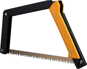 AGAWA - BOREAL15 -> 15 Inch Folding Bow Saw (Black Frame - Yellow Handle - All Purpose Blade)