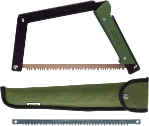 AGAWA - BOREAL15 Tripper KIT - 15" Folding Bow Saw, Rugged Cordura Sheath, Additional Aggressive Blade