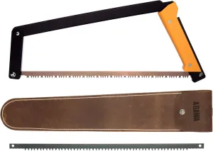 AGAWA - BOREAL21 Backwoods Kit - 21 Inch Folding Bow Saw, 21" Premium Leather Sheath, Additional 21" Aggressive Blade