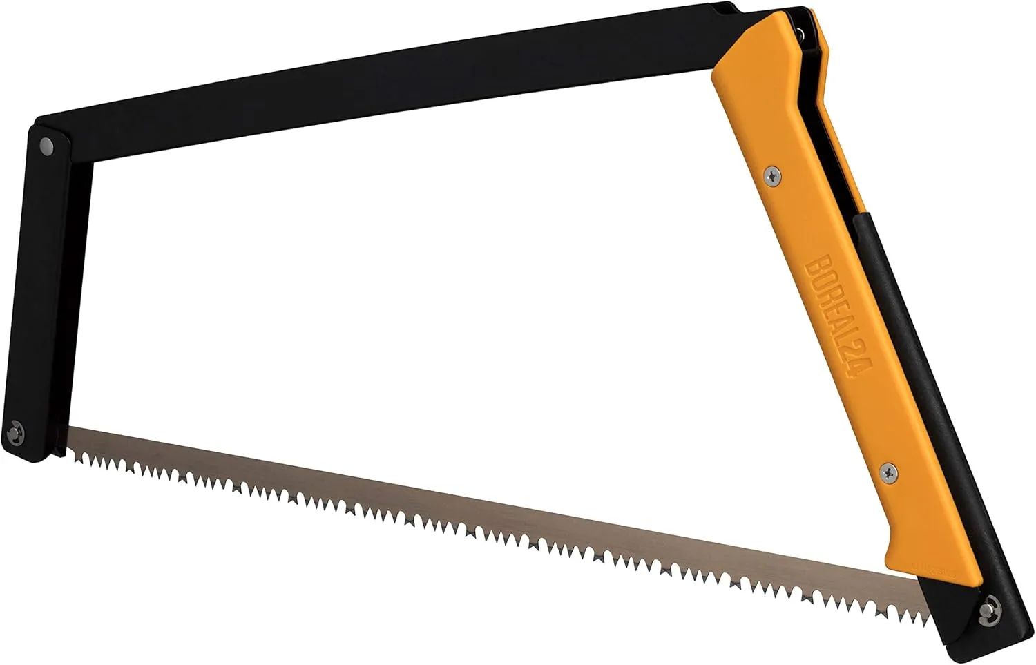 AGAWA - BOREAL24 Backwoods KIT - 24 Inch Folding Bow Saw, Premium Leather Sheath, Additional Aggressive Blade