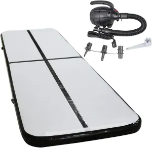 Air Inflatab Track Mats 13ft Inflatable Air Gymnastics Mat Training Mats with Electric Pump for for Home Use Yoga/Training/Gym/Tumble/Water