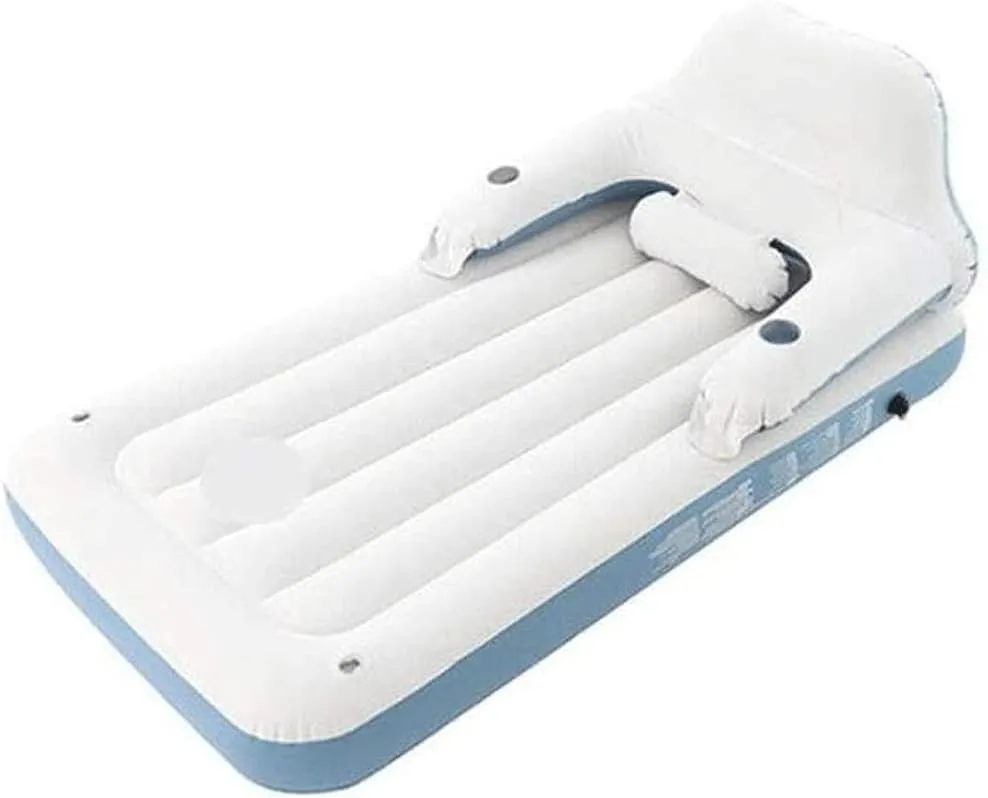 Air Mattress Thickened and Double-Sided Flocking Travel Mattress Camping Air Bed Dedicated Mobile Cushion Extended Outdoor for