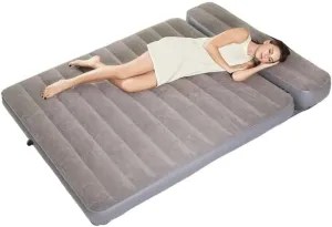 Air Mattress Twin Size Inflatable Bed with Electric Air Pump Single Camping Blow Up Mattress, Camping Accessories