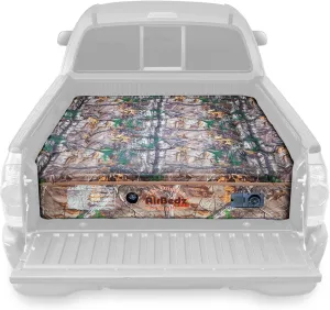 AirBedz Pittman - Truck Bed Mattress 6.5 Foot Bed > 6ft - The Original Truck Bed Air Mattress 6.5 Bed - Full Size Truck Mattress with 25% More Bed Coverage for Pickup Truck Bed Camping - Camo