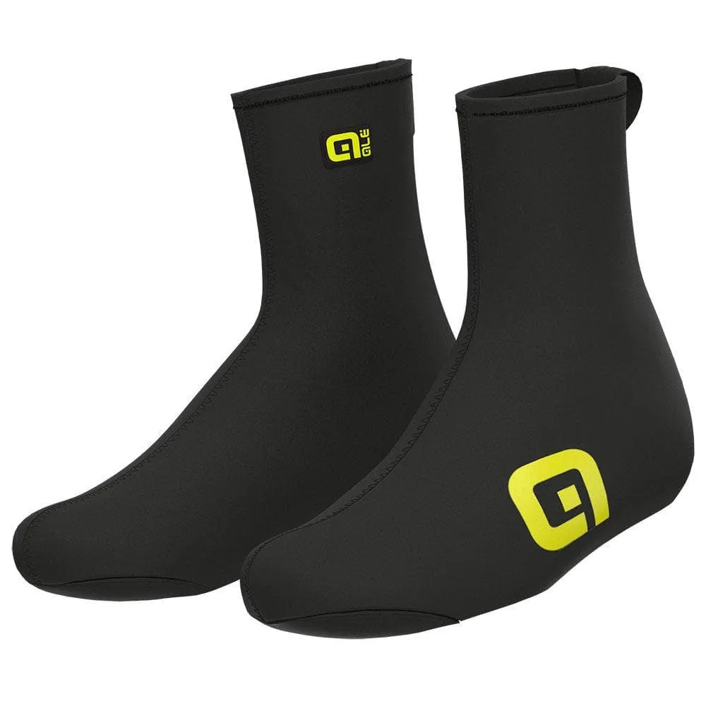 Alé Neoprene Shoecovers Black/Yellow S