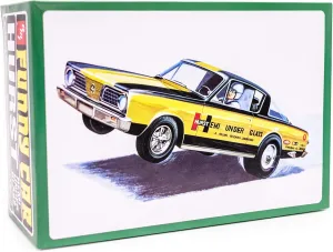 AMT Skill 2 Model Kit 1966 Plymouth Barracuda Funny Car Hemi Under Glass 1/25 Scale Model