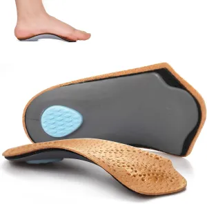Arch Support Insoles for Women/Men, 3/4 Plantar Fasciitis Insoles High Arch Supports Shoe Insoles for Flat Feet, Over-Pronation, Foot Pain Relief, Orthotics Heel Cushion Inserts for Running Walking, M