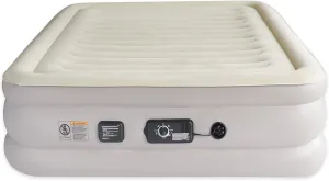Aria Queen Inflatable Air Mattress with ConstantComfort Built-in Pump, Self-Inflating Air Bed Maintains Selected Firmness for Luxurious All-Night Sleep Comfort