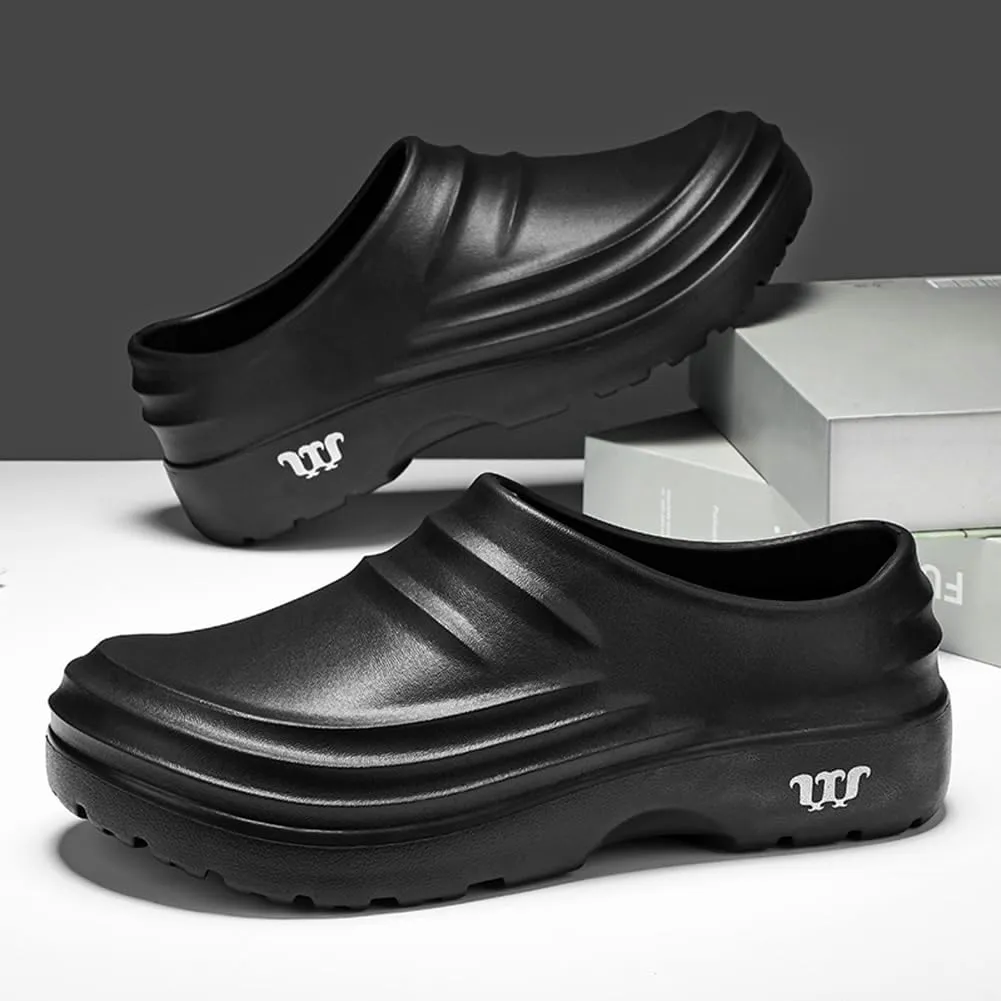 Armadillo Chef Shoes Men Women Wide Slip Resistant Work Clogs Lightweight Waterproof Kitchen Shoes Comfortable Nursing Nurse Shoe for Women
