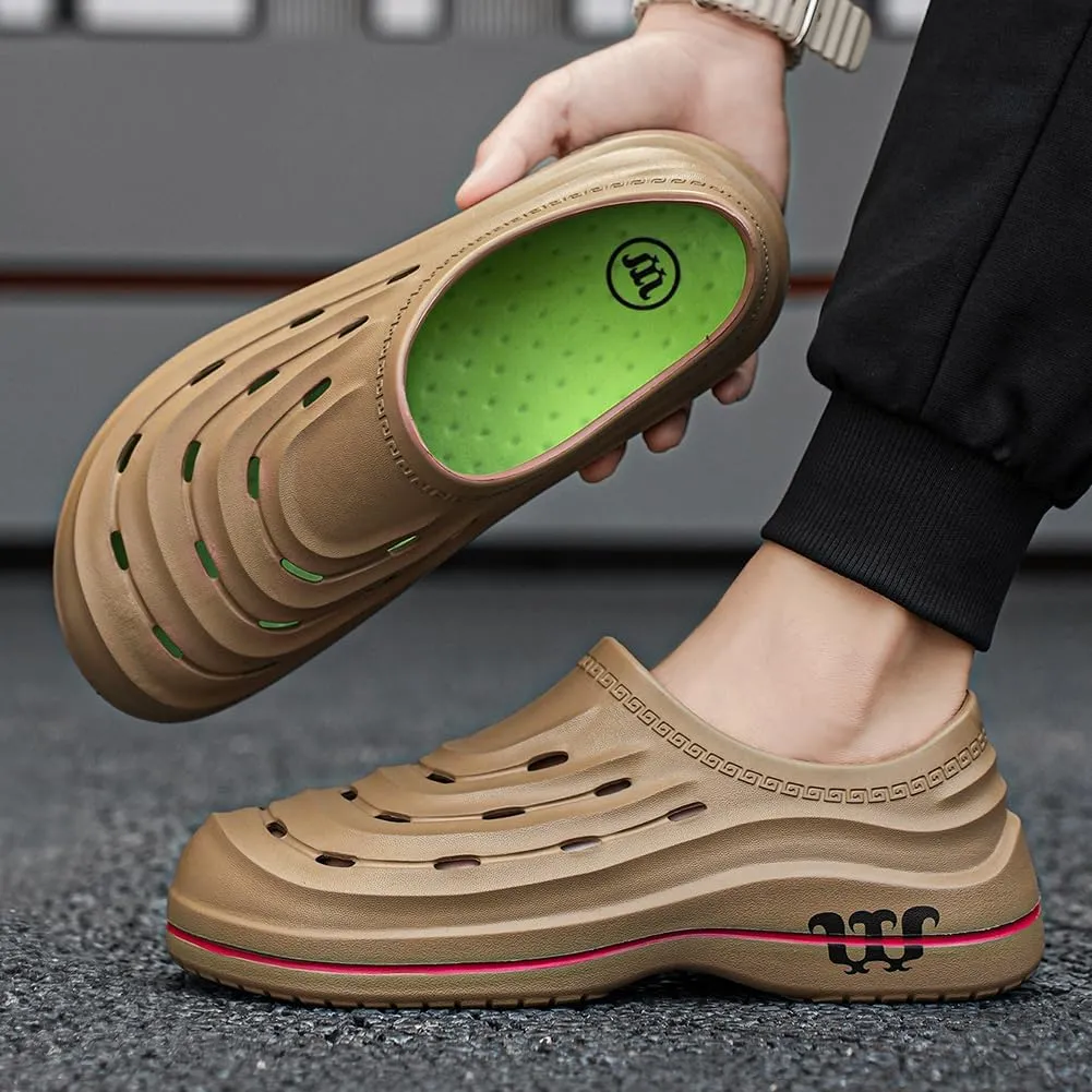 Armadillo Chef Shoes Men Women Wide Slip Resistant Work Clogs Lightweight Waterproof Kitchen Shoes Comfortable Nursing Nurse Shoe for Women