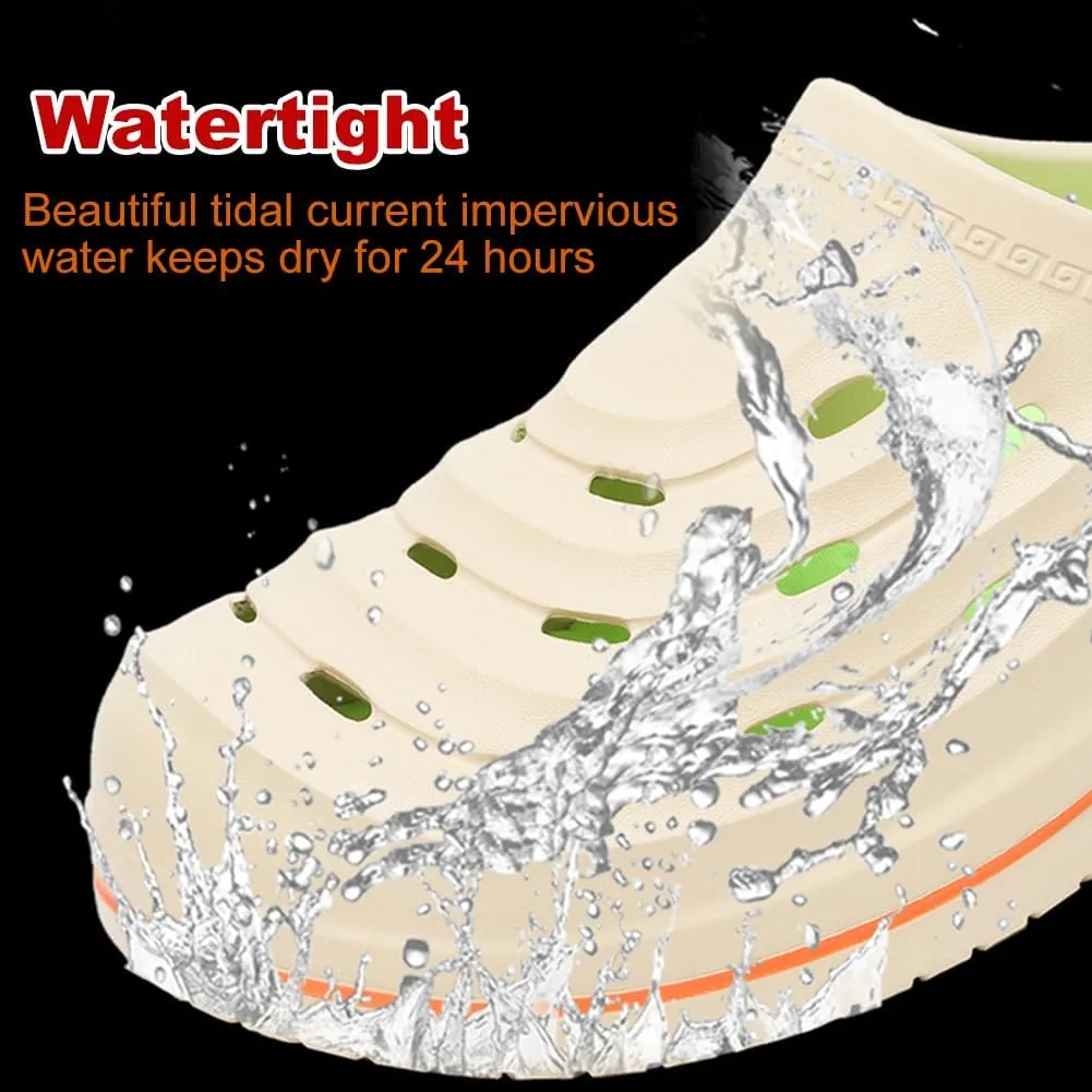 Armadillo Chef Shoes Men Women Wide Slip Resistant Work Clogs Lightweight Waterproof Kitchen Shoes Comfortable Nursing Nurse Shoe for Women