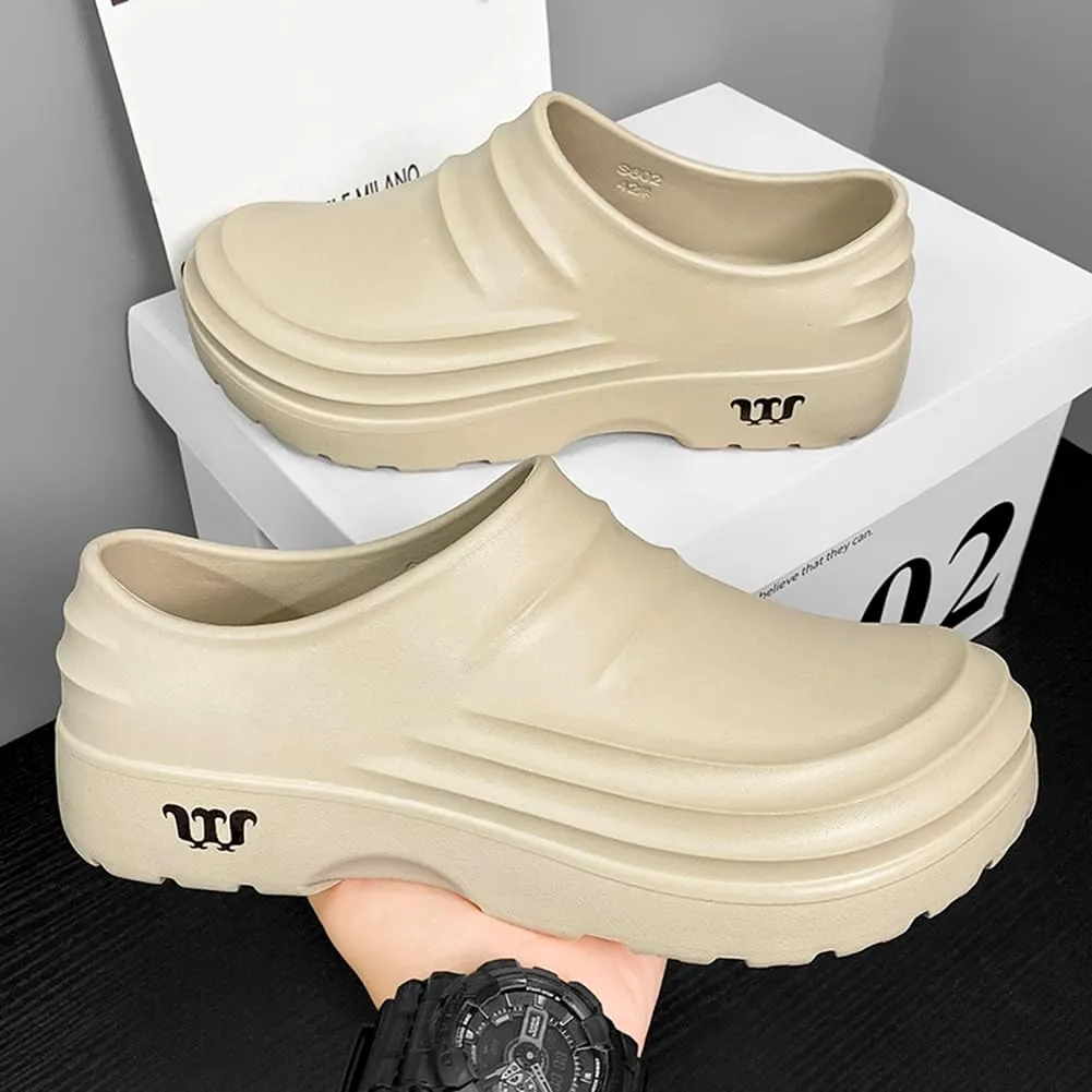 Armadillo Chef Shoes Men Women Wide Slip Resistant Work Clogs Lightweight Waterproof Kitchen Shoes Comfortable Nursing Nurse Shoe for Women