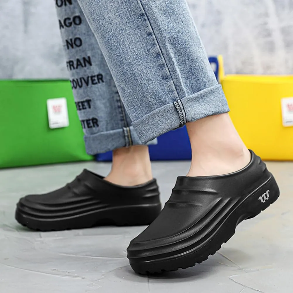 Armadillo Chef Shoes Men Women Wide Slip Resistant Work Clogs Lightweight Waterproof Kitchen Shoes Comfortable Nursing Nurse Shoe for Women