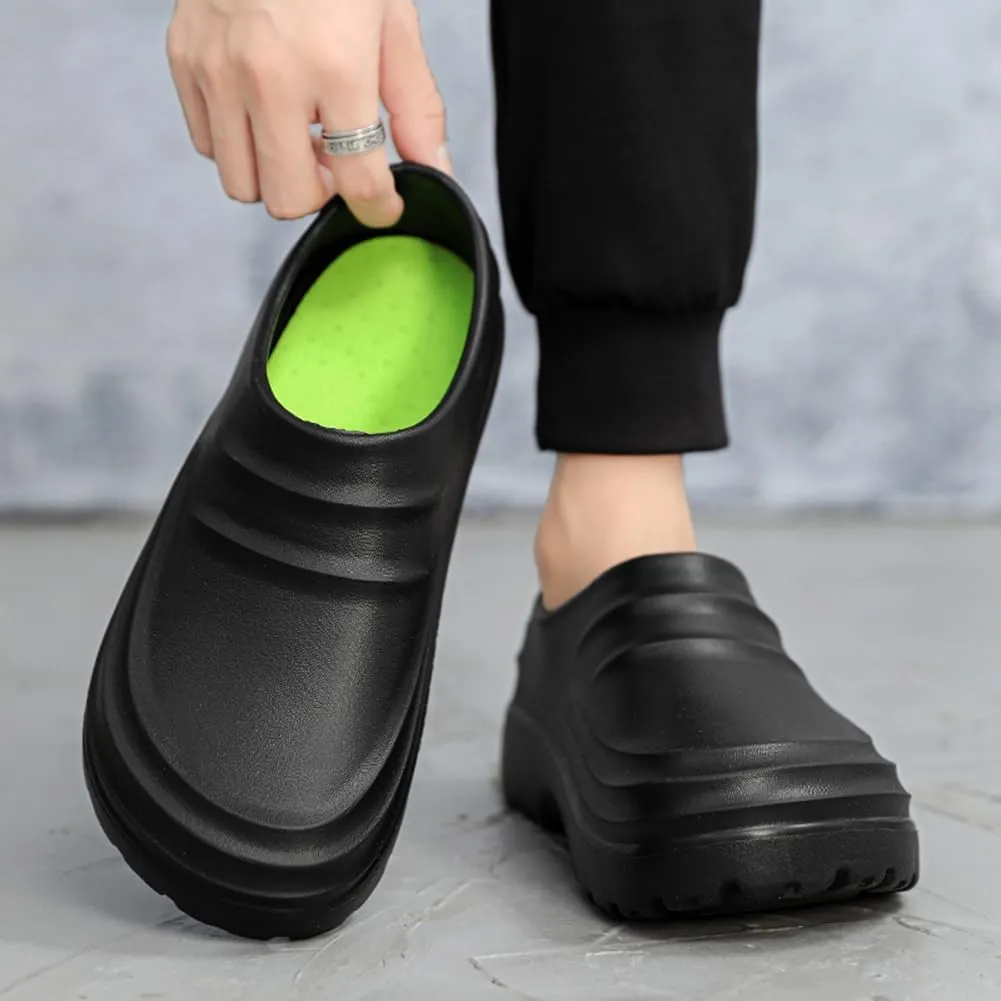 Armadillo Chef Shoes Men Women Wide Slip Resistant Work Clogs Lightweight Waterproof Kitchen Shoes Comfortable Nursing Nurse Shoe for Women