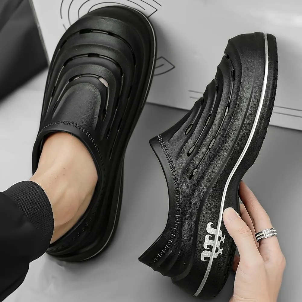 Armadillo Chef Shoes Men Women Wide Slip Resistant Work Clogs Lightweight Waterproof Kitchen Shoes Comfortable Nursing Nurse Shoe for Women