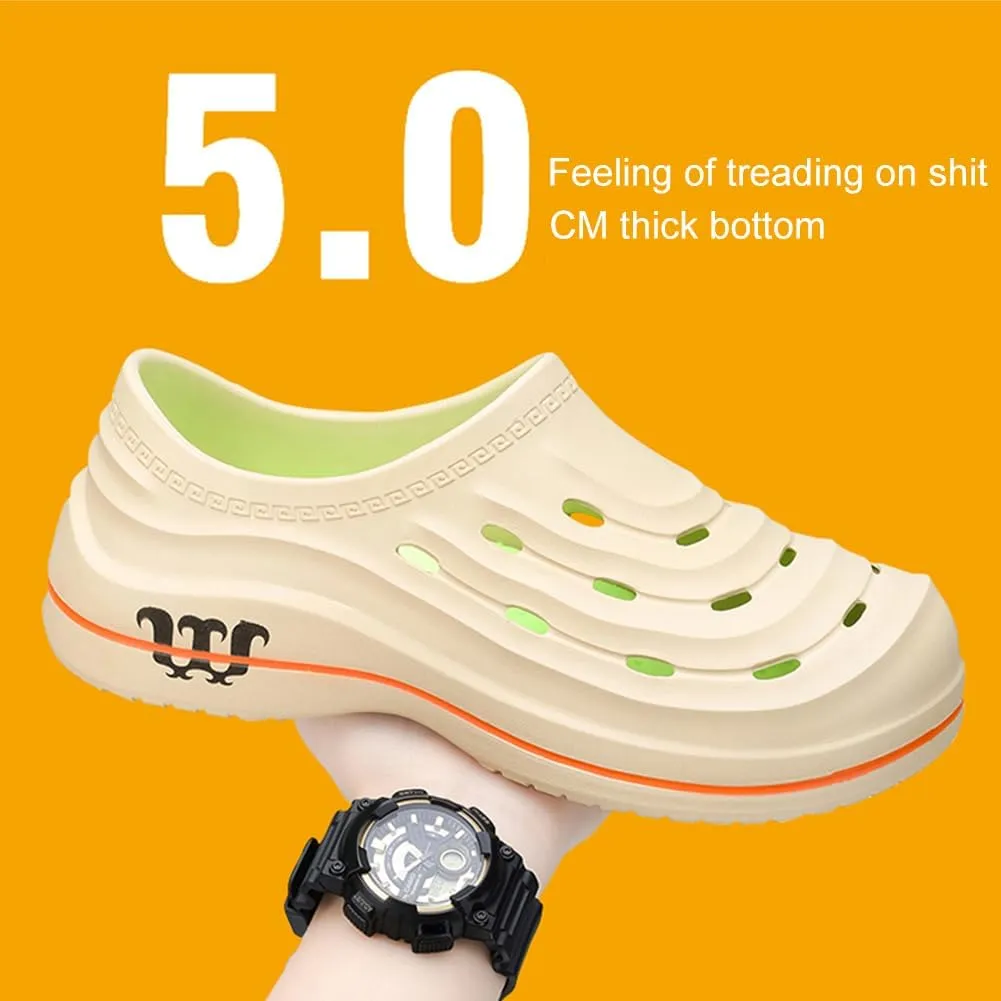 Armadillo Chef Shoes Men Women Wide Slip Resistant Work Clogs Lightweight Waterproof Kitchen Shoes Comfortable Nursing Nurse Shoe for Women