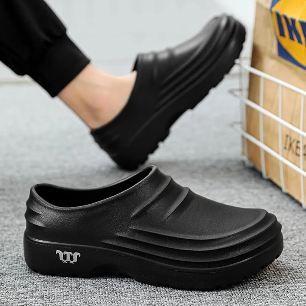 Armadillo Chef Shoes Men Women Wide Slip Resistant Work Clogs Lightweight Waterproof Kitchen Shoes Comfortable Nursing Nurse Shoe for Women