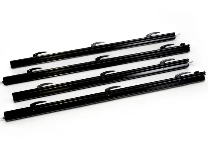 Aussie Traveller Aluminium Anti Flap Kit Black/White