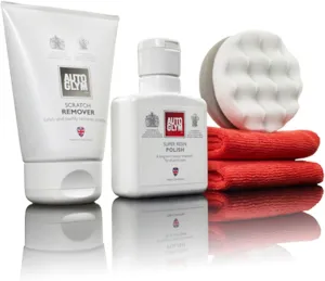 Autoglym Scratch Removal Kit for Car Paintwork - Includes Scratch Remover, Super Resin Polish, Hi-Tech Finishing Cloth, and Scratch Removal Applicator
