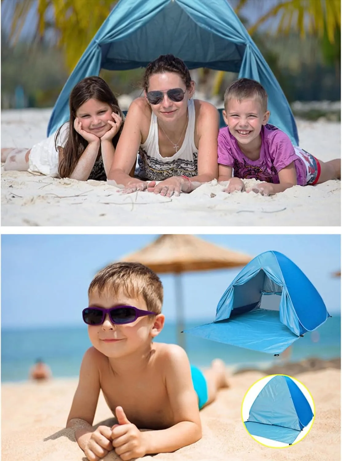 Automatic Quick Open Camping Tent with Carring Bag Outdoor Quick Setup Tent 2-3 Persons Beach Tent Easy to Setup