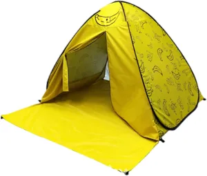 Automatic Quick Open Camping Tent with Carring Bag Outdoor Quick Setup Tent 2-3 Persons Beach Tent Easy to Setup