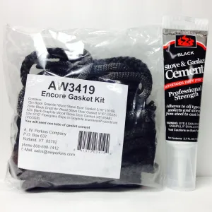 AW 3419 Vermont Castings Encore Catalytic Stove Gasket Kit Complete w/Glue VC000-3419