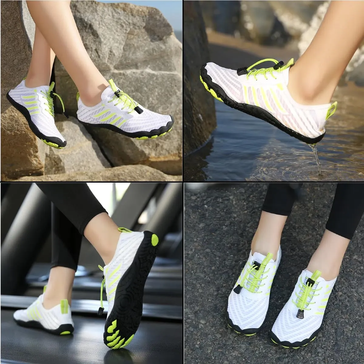 BareStep Active Barefoot Shoes Grounded Footwear Women Men Breathable Comfortable Slip on Hiking Water Shoes