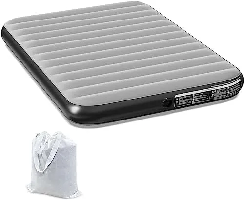 Beam 9 inch Air Mattersses Queen Portable 9 inch Inflatable Bed for Camping Picnics Equipped with a Storage Bag