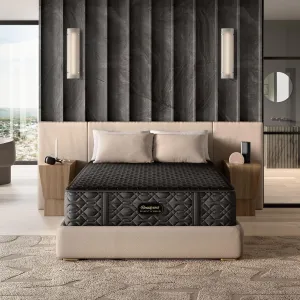 Beautyrest Black Series Three Medium 15" King Hybrid Mattress, Cooling Tech, Contouring Comfort, Individualized Support, CertiPUR-US, 100-Night Sleep Trial, 10-Year Limited Warranty