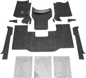BedRug Jeep Combo Kit - BedRug CBRYJ87 fits 1987-95 YJ (Includes Front and Cargo Kit)