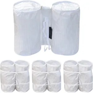 Benefitusa 4 Pcsoutdoor Canopy Tent Weight Sand Bag Anchor Kit, white