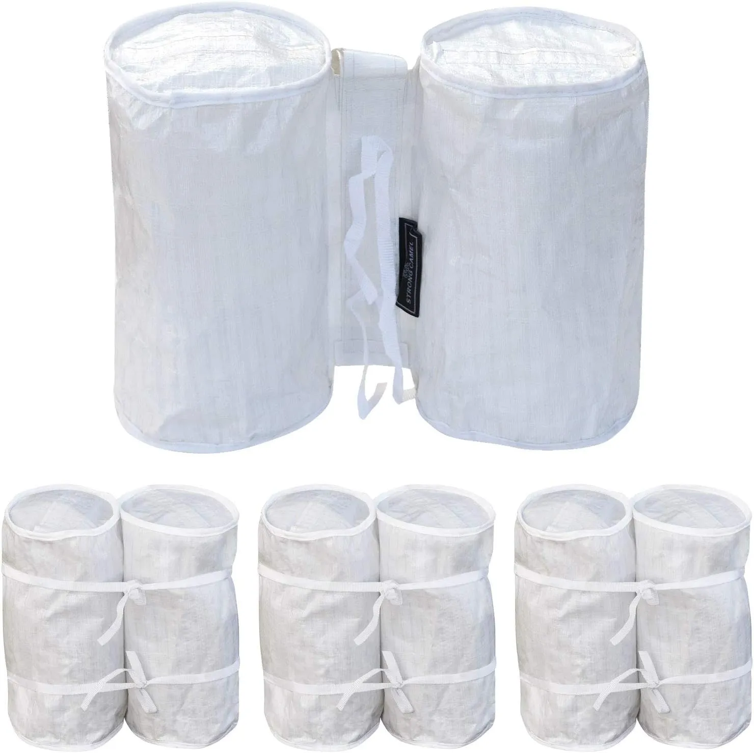 Benefitusa 4 Pcsoutdoor Canopy Tent Weight Sand Bag Anchor Kit, white