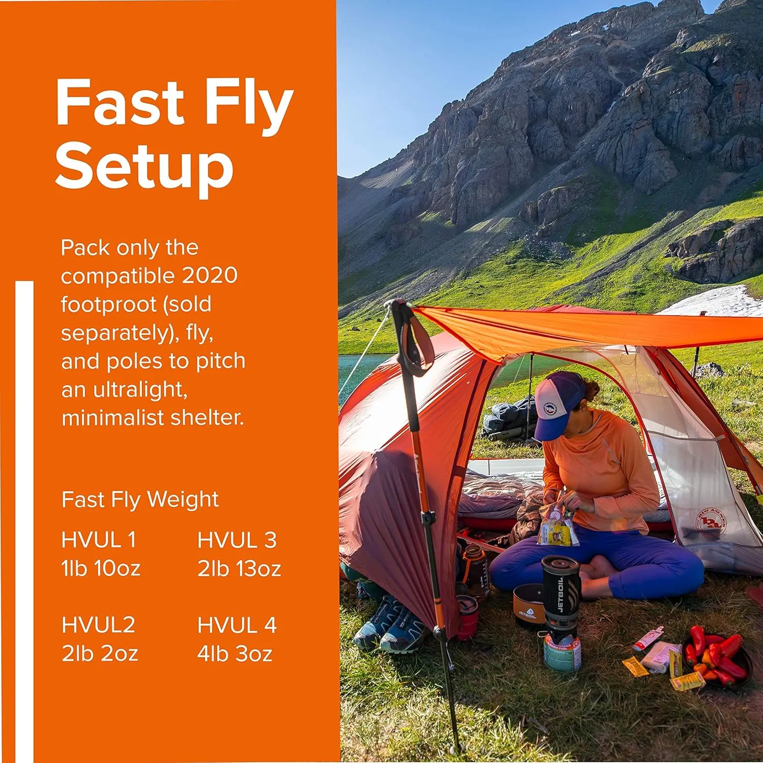 Big Agnes Copper Spur HV UL3 Tent: 3-Person 3-Season