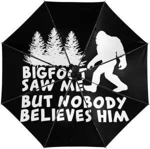 Bigfoot Saw Me Portable Automatic Umbrella Windproof Auto Open Close Compact Waterproof Lightweight Umbrellas