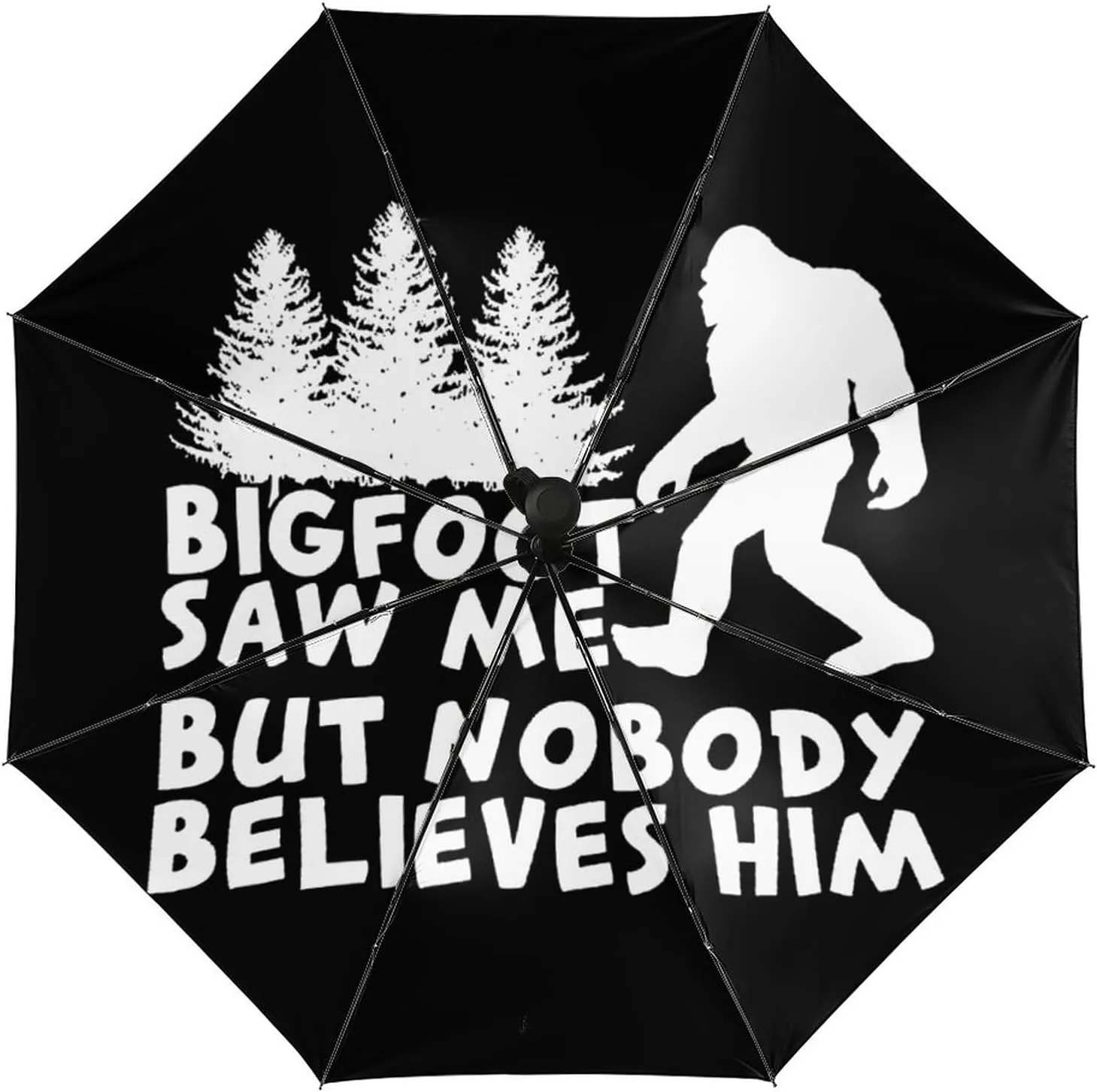 Bigfoot Saw Me Portable Automatic Umbrella Windproof Auto Open Close Compact Waterproof Lightweight Umbrellas