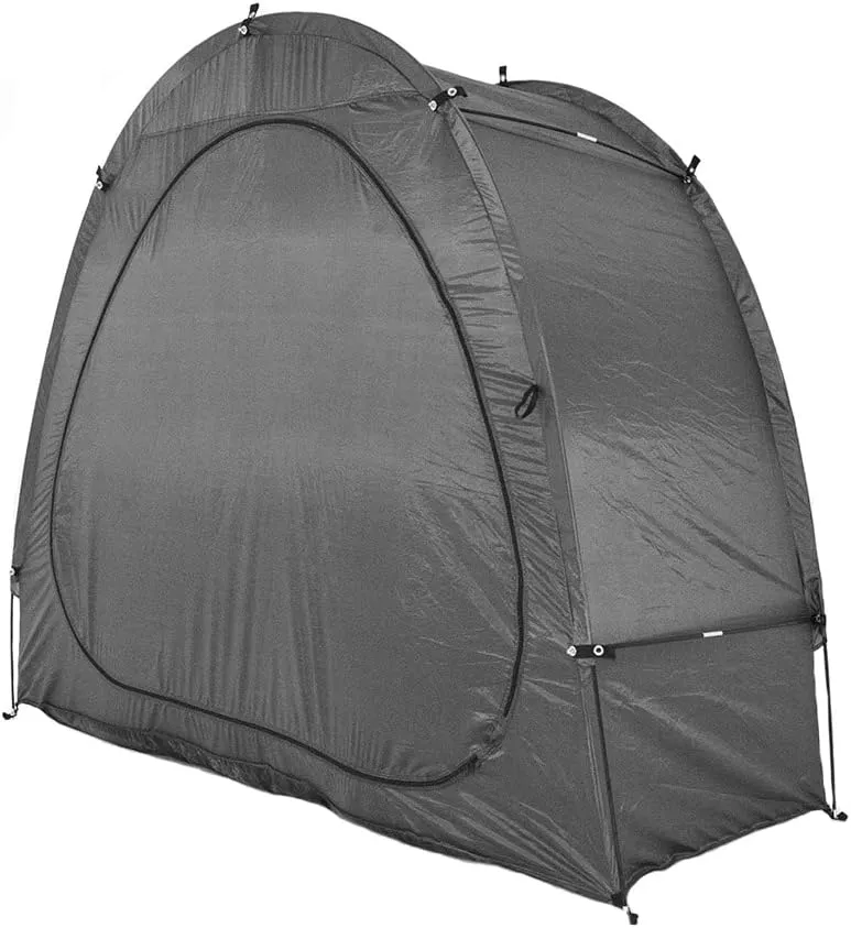 Bike Storage Tent, Outdoor Portable Foldable Storage Sheds, Bike Covers Outside Garden Shelter for 1 Bike (Black)