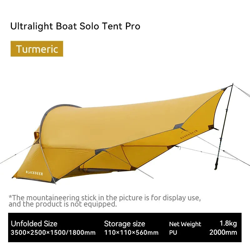 BLACKDEER Ultralight Boat Solo Tent Pro – Waterproof Tarp Tent