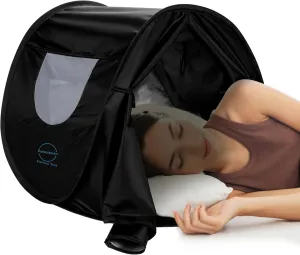 Blackout Bed Tent Provides a Comfortable Sleeping Experience, Perfect Blackout Curtains Alternative, Sleeping Tent for Head for Shared Spaces, Daily and Travel Use