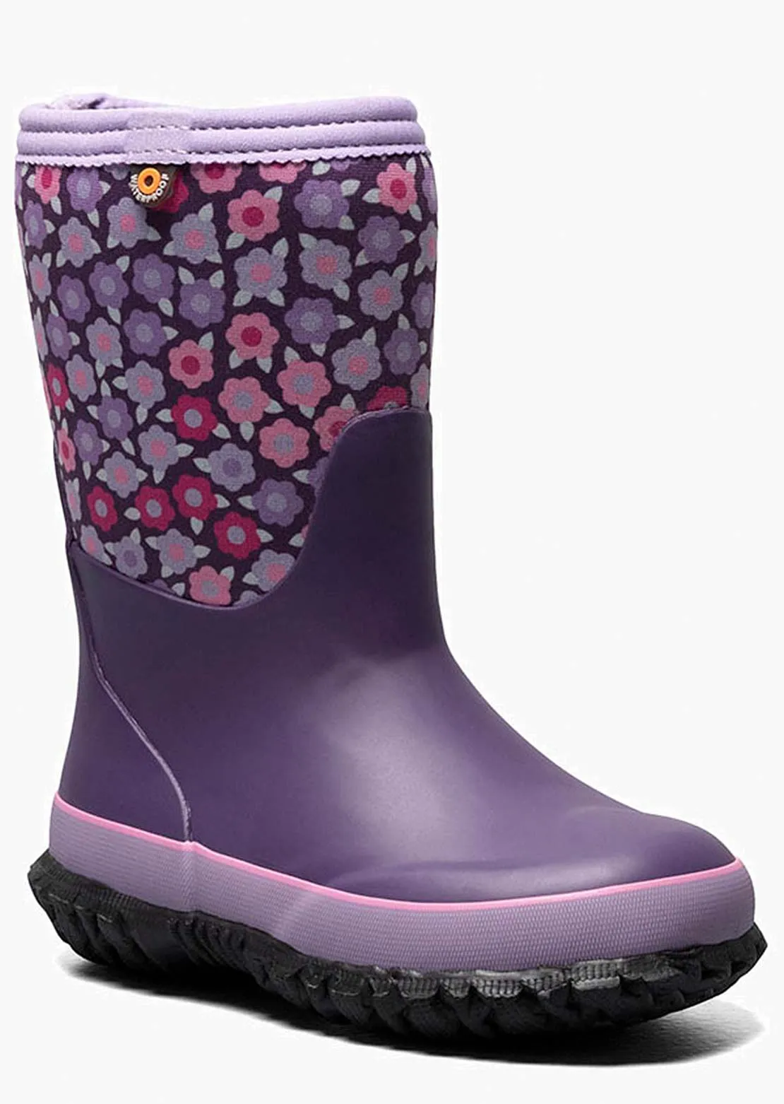 Bogs Junior Stomper Flowers Insulated Boots