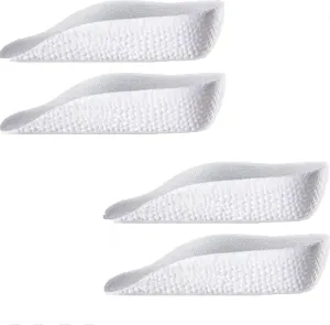 Brandone Insoles Height Increase, 2 Pairs Orthopedic High Pads 1.0, Orthopedic Heel Lift Inserts, Arch Support Insoles for Pain, Height Increase Insoles for Men Women (White,2.5cm)