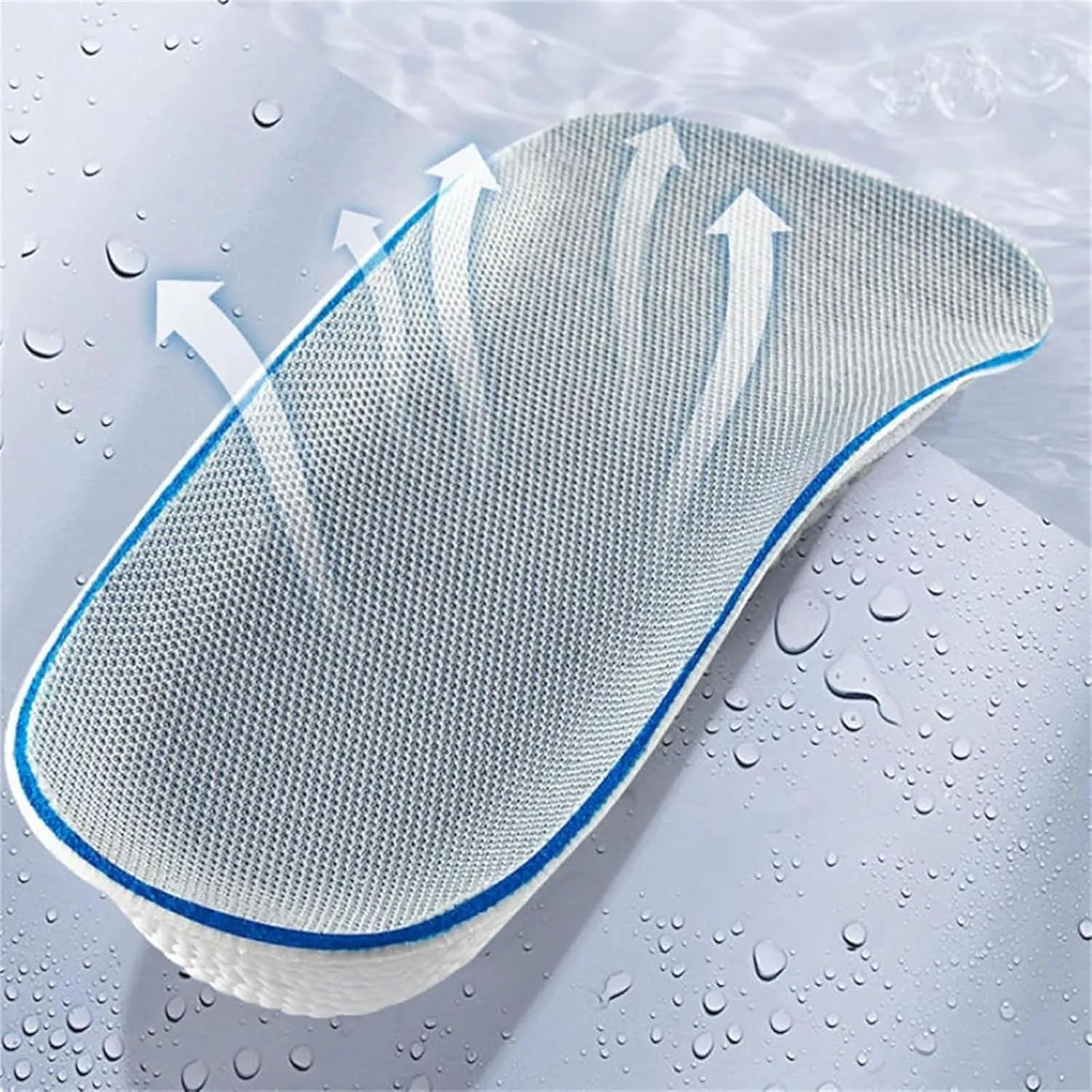 Brandone Insoles Height Increase, 2 Pairs Orthopedic High Pads 1.0, Orthopedic Heel Lift Inserts, Arch Support Insoles for Pain, Height Increase Insoles for Men Women (White,2.5cm)